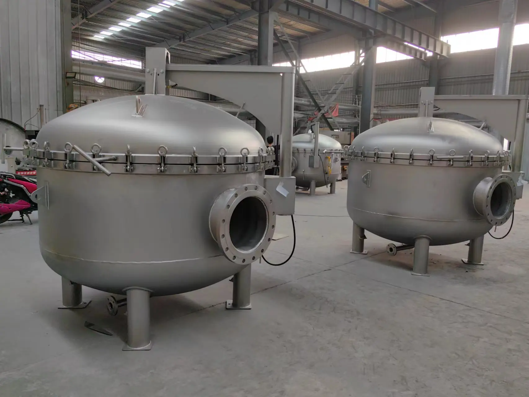  Stainless Steel 304/316L Multi-Bag Liquid Filter Housing for Water Treatment